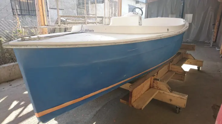 Coque bateau - anti fooling - ligne d'eau