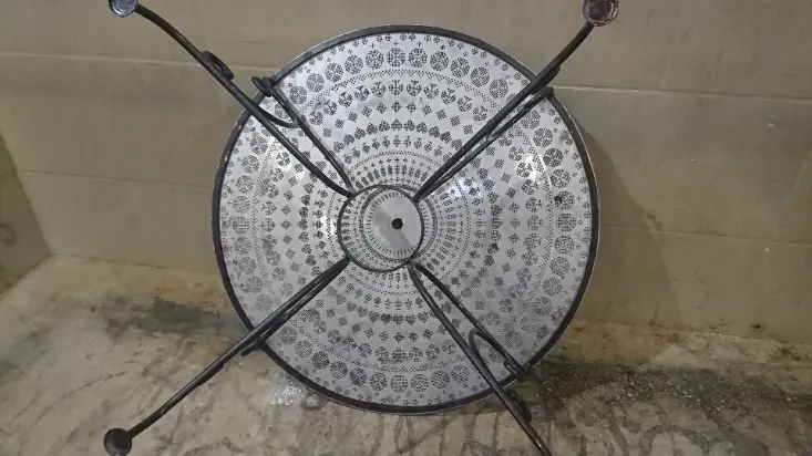 Table fer forgé - acier